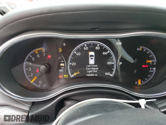 2018 Jeep Grand Cherokee Summit with VIN 1C4RJFJT0JC344430, listed as a Copart auction lot 58099905 with 109,089 mi miles and Salvage title. Bid and sale history available at DreamBid. Image 9.
