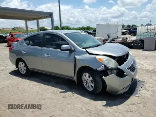 2013 Nissan Versa SV with VIN 3N1CN7AP8DL887524, listed as a Copart auction lot 61594045 with 92,094 mi miles and Salvage title. Bid and sale history available at DreamBid. Image 13.