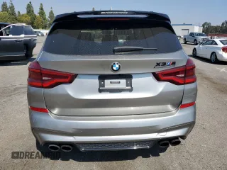 2021 BMW X3 M with VIN 5YMTS0C07M9G62091, listed as a Copart auction lot 72096374 with 89,181 mi miles and Salvage Title. Bid and sale history available at carsss.com. Image 6.