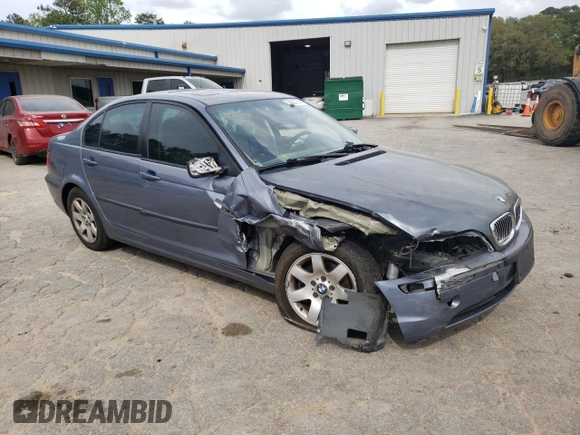 2005 BMW 3 Series 325i with VIN WBAET37495NJ90511, listed as a Copart auction lot 50623755 with 0 mi miles and Salvage Title. Bid and sale history available at carsss.com. Image 4.