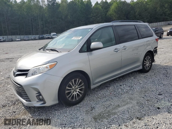 2019 Toyota Sienna XLE Auto Access Seat с VIN 5TDYZ3DC5KS019707, выставлен на аукционе Copart как лот 54590695 с пробегом 114 754 миль миль и Списание • Salvage title. История ставок и продаж доступна на DreamBid. Изображение 1.