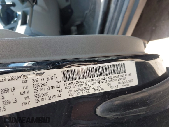 2006 Jeep Grand Cherokee Limited with VIN 1J4HR58N26C317155, listed as a IAAI auction lot 42103881 with 125,341 mi miles. Bid and sale history available at carsss.com. Image 9.