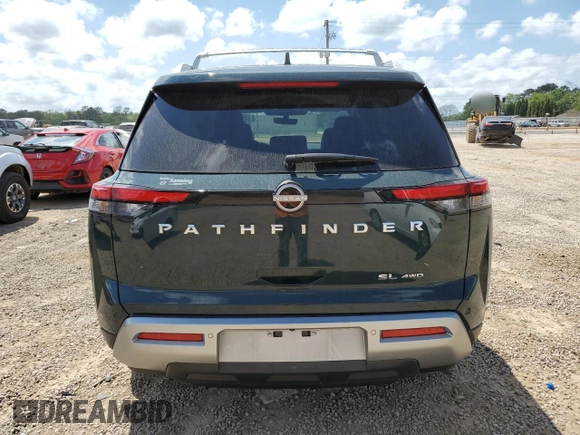 2024 Nissan Pathfinder SL z VIN 5N1DR3CC1RC259568, wystawiony jako Copart lot #53545965 z przebiegiem 10 585 mil mil oraz Szkoda całkowita • Salvage title. Historia ofert i sprzedaży dostępna na DreamBid. Obrazek 6.