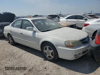 2002 Acura TL with VIN 19UUA56682A052675, listed as a Copart auction lot 75351574 with 0 mi miles and Salvage Title. Bid and sale history available at carsss.com. Image 4.