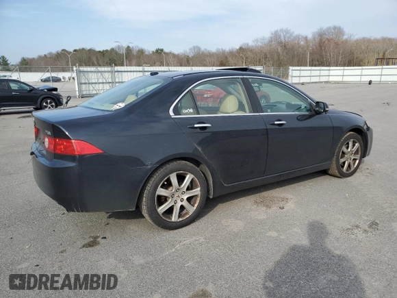 2005 Acura TSX with VIN JH4CL96875C025150, listed as a Copart auction lot 53422535 with 122,946 mi miles and Clean Title. Bid and sale history available at carsss.com. Image 3.