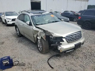 2007 Infiniti FX with VIN JNRAS08W37X203103, listed as a Copart auction lot 64521224 with 124,227 mi miles and Salvage title. Bid and sale history available at DreamBid. Image 4.