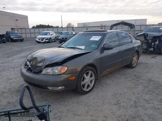 2002 Infiniti I35 Luxury with VIN JNKDA31A32T022128, listed as a IAAI auction lot 41384659 with 169,418 mi miles. Bid and sale history available at carsss.com. Image 2.