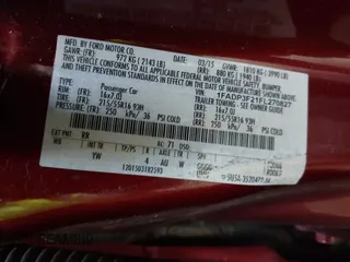 2015 Ford Focus SE with VIN 1FADP3F21FL270827, listed as a IAAI auction lot 42665015 with 162,745 mi miles and . Bid and sale history available at DreamBid. Image 9.