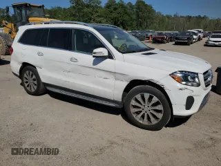 2017 Mercedes-Benz GLS 450 with VIN 4JGDF6EE3HA887196, listed as a Copart auction lot 51720804 with 59,950 mi miles and . Bid and sale history available at DreamBid. Image 4.