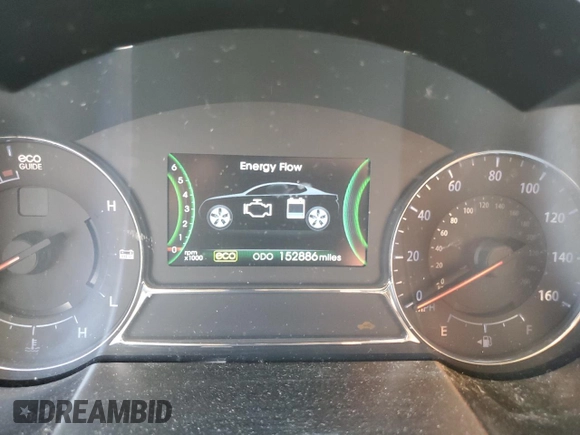 2013 Kia Optima Hybrid LX with VIN KNAGM4AD6D5057949, listed as a Copart auction lot 71191164 with 152,886 mi miles and Salvage Title. Bid and sale history available at carsss.com. Image 9.