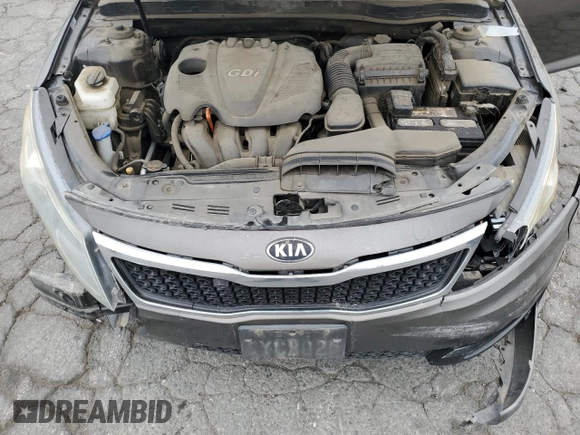 2013 Kia Optima EX with VIN 5XXGN4A78DG107255, listed as a Copart auction lot 61015475 with 168,006 mi miles and Salvage title. Bid and sale history available at DreamBid. Image 11.