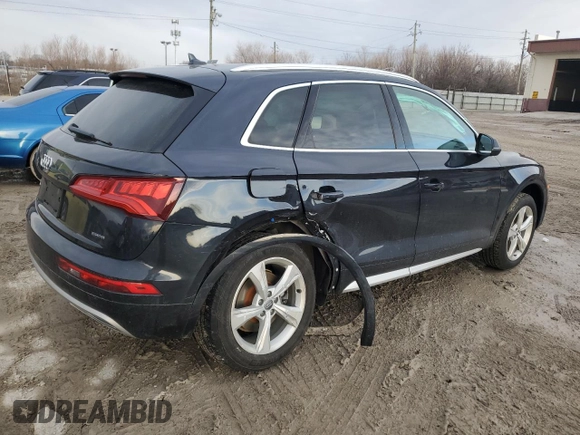 2020 Audi Q5 Premium Plus with VIN WA1BNAFY9L2074758, listed as a Copart auction lot 48193075 with 87,102 mi miles and Salvage Title. Bid and sale history available at carsss.com. Image 3.