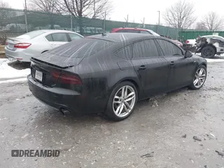 2013 Audi A7 3.0 Premium Plus with VIN WAUYGAFC8DN049555, listed as a IAAI auction lot 41576895 with 170,887 mi miles. Bid and sale history available at carsss.com. Image 4.