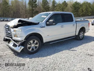 2016 Ford F-150 XL with VIN 1FTEW1CG4GKD40804, listed as a Copart auction lot 50699595 with 116,489 mi miles and Salvage Title. Bid and sale history available at carsss.com. Image 1.