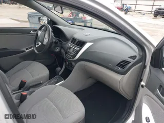 2014 Hyundai Accent GLS with VIN KMHCT4AE9EU608617, listed as a IAAI auction lot 41537589 with 77,678 mi miles. Bid and sale history available at carsss.com. Image 5.