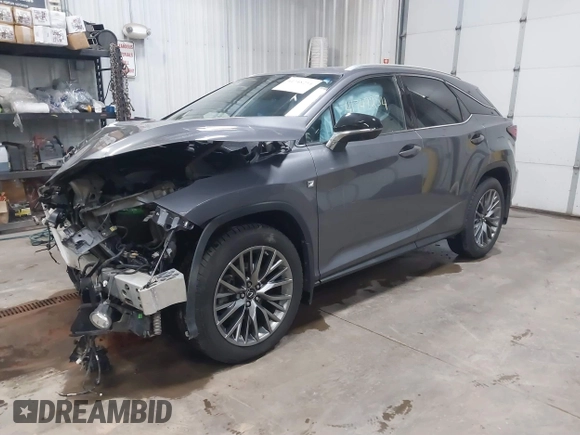 2018 Lexus RX 350 with VIN 2T2BZMCAXJC165423, listed as a IAAI auction lot 41748254 with 49,854 mi miles and . Bid and sale history available at DreamBid. Image 2.