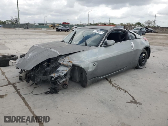 2005 Nissan 350Z Touring with VIN JN1AZ34E15M655188, listed as a Copart auction lot 47942655 with Not Provided miles and Clean Title. Bid and sale history available at carsss.com. Image 1.