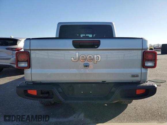 2023 Jeep Gladiator Overland z VIN 1C6HJTFG7PL531752, wystawiony jako Copart lot #52605025 z przebiegiem 55 483 mil mil oraz Czysty tytuł • Clean title. Historia ofert i sprzedaży dostępna na DreamBid. Obrazek 6.