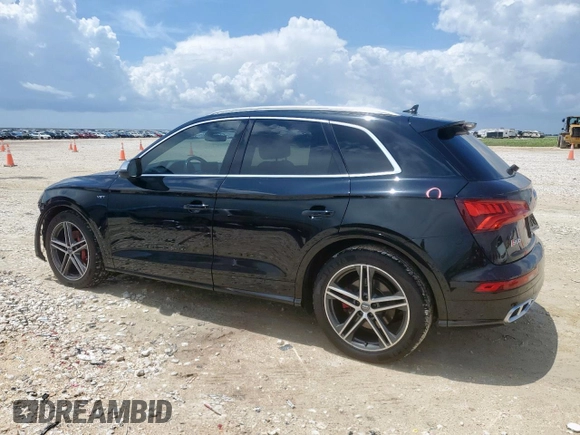 2018 Audi SQ5 Prestige with VIN WA1C4AFY9J2183774, listed as a Copart auction lot 63665435 with 78,450 mi miles and Salvage title. Bid and sale history available at DreamBid. Image 2.