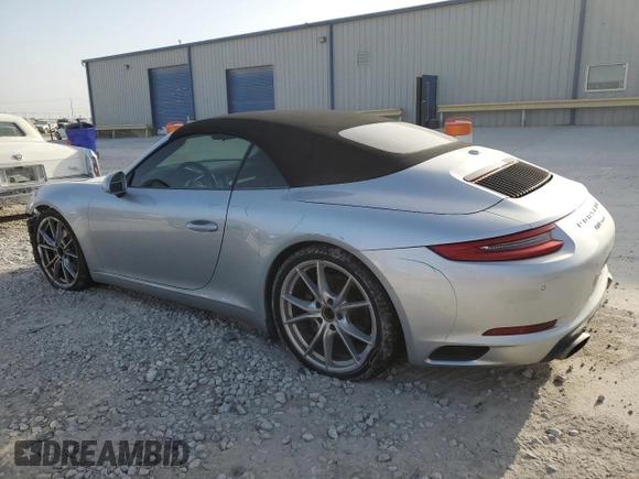 2018 Porsche 911 991 Carrera with VIN WP0CA2A92JS138342, listed as a Copart auction lot 64162854 with 46,267 mi miles and Salvage Title. Bid and sale history available at carsss.com. Image 2.