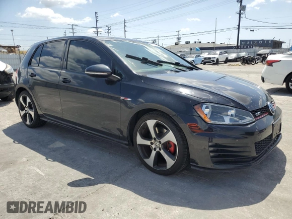 2017 Volkswagen Golf GTI S with VIN 3VW4T7AUXHM065625, listed as a Copart auction lot 51281695 with 94,229 mi miles and Salvage Title. Bid and sale history available at carsss.com. Image 4.