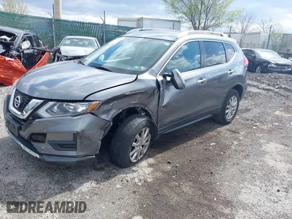 2017 Nissan Rogue SV with VIN KNMAT2MV8HP502707, listed as a IAAI auction lot 42038420 with 65,734 mi miles and . Bid and sale history available at carsss.com. Image 17.