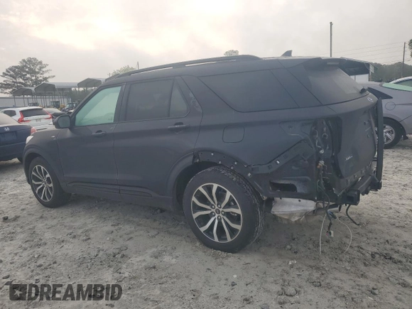 2022 Ford Explorer ST-Line with VIN 1FMSK7KH3NGC30740, listed as a Copart auction lot 54407905 with 46,569 mi miles and Salvage title. Bid and sale history available at DreamBid. Image 2.