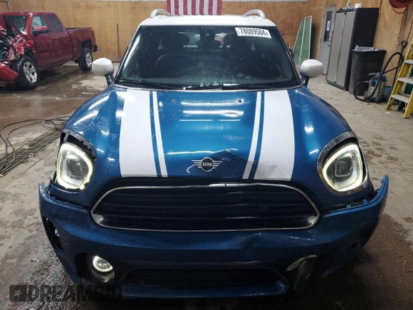 2021 MINI Countryman Oxford Edition with VIN WMZ23BR01M3M77023, listed as a Copart auction lot 78089504 with 28,278 mi miles and Non Repairable. Bid and sale history available at carsss.com. Image 5.
