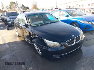 2008 BMW 5 Series 528i with VIN WBANU53588CT10273, listed as a IAAI auction lot 41080685 with 123,672 mi miles and . Bid and sale history available at carsss.com. Image 1.