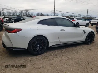 2022 BMW M4 Competition with VIN WBS33AZ06NCK00344, listed as a Copart auction lot 86636164 with 16,570 mi miles and Salvage Title. Bid and sale history available at carsss.com. Image 3.