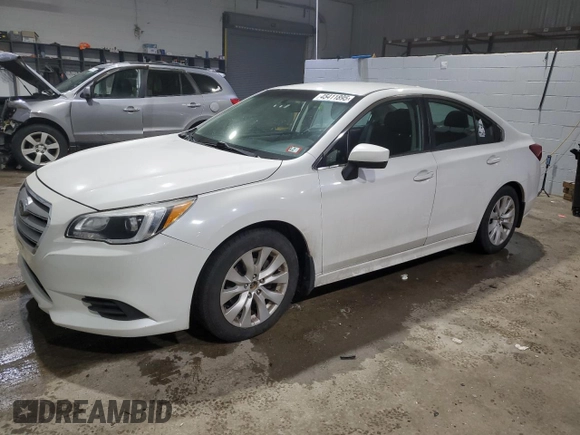 2017 Subaru Legacy Premium with VIN 4S3BNAC65H3027835, listed as a Copart auction lot 45411895 with 122,388 mi miles and Salvage Title. Bid and sale history available at DreamBid. Image 1.