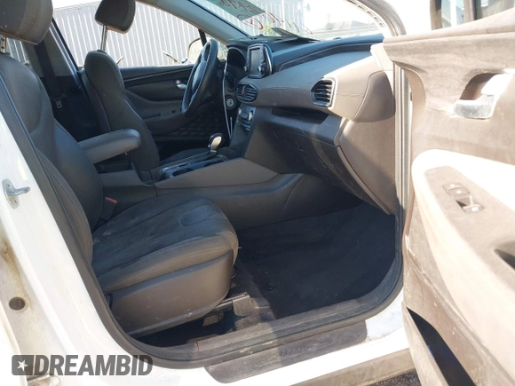 2019 Hyundai Santa Fe SE z VIN 5NMS23AD7KH058499, wystawiony jako IAAI lot #41963798 z przebiegiem Nie podano mil oraz . Historia ofert i sprzedaży dostępna na DreamBid. Obrazek 5.