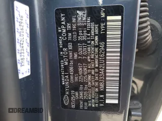 2020 Hyundai Tucson Value с VIN KM8J33A42LU162946, выставлен на аукционе Copart как лот 53212464 с пробегом 40 919 миль миль и Списание • Salvage title. История ставок и продаж доступна на DreamBid. Изображение 13.