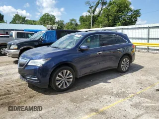 2014 Acura MDX Technology z VIN 5FRYD4H45EB048817, wystawiony jako Copart lot #60979445 z przebiegiem Nie podano mil oraz Szkoda całkowita • Salvage title. Historia ofert i sprzedaży dostępna na DreamBid. Obrazek 1.
