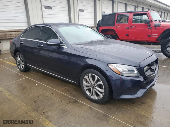 2018 Mercedes-Benz C-Class C 300 with VIN 55SWF4KB7JU249315, listed as a Copart auction lot 51967465 with 100,685 mi miles and Clean Title. Bid and sale history available at carsss.com. Image 4.