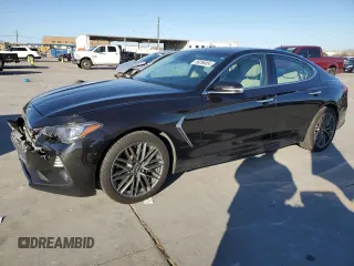 2019 Genesis G70 2.0T Advanced with VIN KMTG64LA0KU037457, listed as a Copart auction lot 86266454 with 126,237 mi miles and Salvage Title. Bid and sale history available at carsss.com. Image 1.