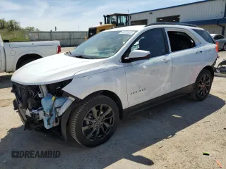 2022 Chevrolet Equinox RS with VIN 3GNAXWEV5NS105972, listed as a Copart auction lot 56632505 with 32,649 mi miles and Salvage title. Bid and sale history available at DreamBid. Image 1.