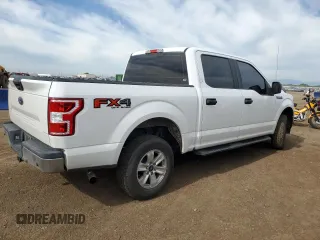 2018 Ford F-150 XL with VIN 1FTEW1E50JFC65370, listed as a Copart auction lot 59222655 with 213,487 mi miles and Salvage title. Bid and sale history available at DreamBid. Image 3.