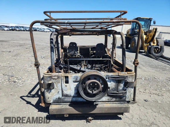 2000 Jeep Wrangler SE with VIN 1J4FA29P2YP797531, listed as a Copart auction lot 56058845 with Not provided miles and Salvage title. Bid and sale history available at DreamBid. Image 6.