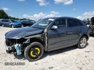 2017 Audi Q3 Premium with VIN WA1ECCFS9HR003407, listed as a Copart auction lot 68207234 with 79,254 mi miles and Salvage Title. Bid and sale history available at carsss.com. Image 1.