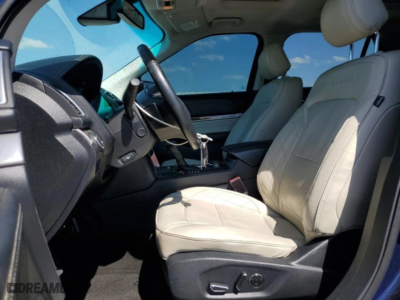 2016 Ford Explorer Platinum with VIN 1FM5K8HT2GGB92404, listed as a Copart auction lot 52163495 with 139,142 mi miles and Salvage Title. Bid and sale history available at carsss.com. Image 7.