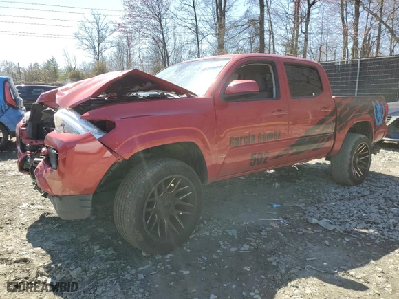 2020 Toyota Tacoma 4WD SR5 with VIN 3TMCZ5AN5LM364555, listed as a Copart auction lot 47638465 with 79,509 mi miles and Salvage Title. Bid and sale history available at carsss.com. Image 1.