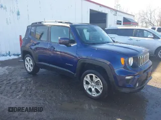 2019 Jeep Renegade Altitude with VIN ZACNJBBB5KPJ89333, listed as a IAAI auction lot 41623917 with 96,170 mi miles and . Bid and sale history available at DreamBid. Image 1.