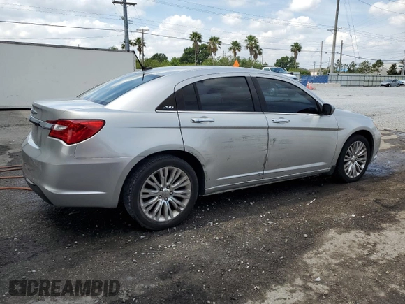 2011 Chrysler 200 Limited with VIN 1C3BC2FG9BN619335, listed as a Copart auction lot 54927005 with 161,749 mi miles and Salvage Title. Bid and sale history available at DreamBid. Image 3.
