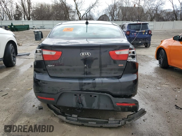 2015 Kia Rio LX with VIN KNADM4A3XF6440784, listed as a Copart auction lot 54134205 with 158,035 mi miles and Non Repairable. Bid and sale history available at carsss.com. Image 6.