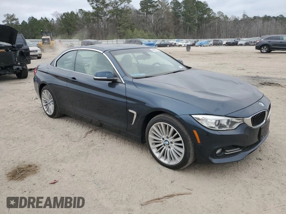 2016 BMW 4 Series 428i xDrive with VIN WBA3T1C55GP821711, listed as a Copart auction lot 44401385 with 54,833 mi miles and Salvage title. Bid and sale history available at DreamBid. Image 4.