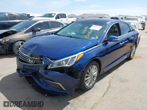 2015 Hyundai Sonata Limited with VIN 5NPE34AF1FH037271, listed as a IAAI auction lot 42060612 with 51,363 mi miles and . Bid and sale history available at carsss.com. Image 17.