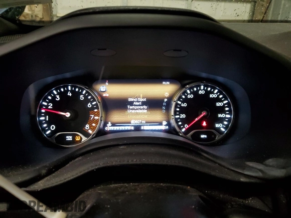 2023 Jeep Renegade Trailhawk with VIN ZACNJDC12PPP20500, listed as a Copart auction lot 46687875 with 50,607 mi miles and Salvage title. Bid and sale history available at DreamBid. Image 9.