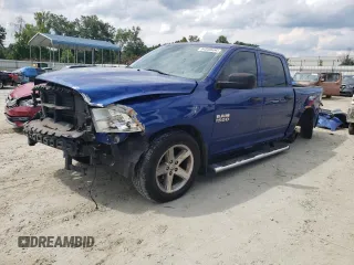 2014 Ram 1500 Express with VIN 1C6RR6KG4ES454233, listed as a Copart auction lot 64346654 with 162,686 mi miles and Salvage Title. Bid and sale history available at carsss.com. Image 1.