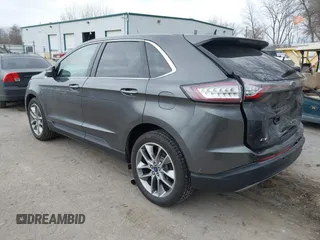 2015 Ford Edge Titanium with VIN 2FMPK4K81FBB77114, listed as a IAAI auction lot 41889975 with 106,282 mi miles. Bid and sale history available at carsss.com. Image 3.